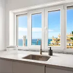 Apartament Beachfront Apartment, 25m From The With Ac And Heating Santa Cruz (Oeste)