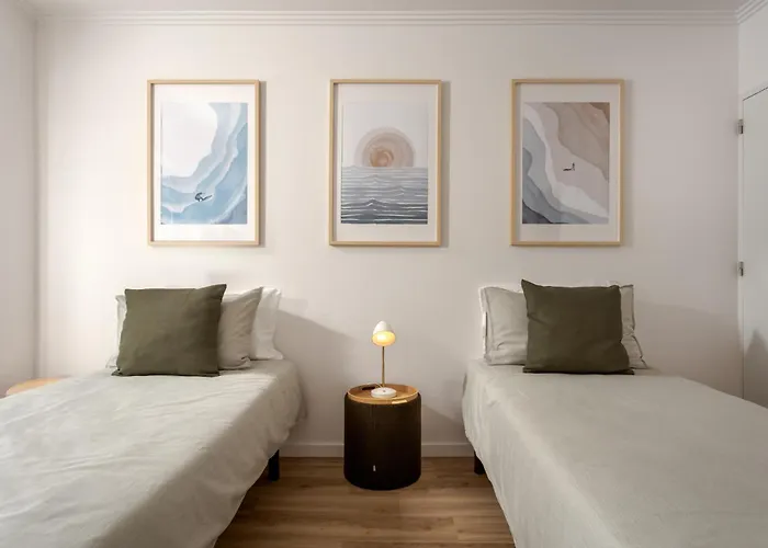 Beachfront Apartment, 25m From The With Ac And Heating Appartement Santa Cruz (Oeste)